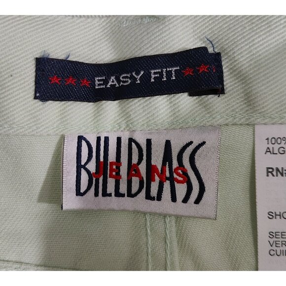 Bill Blass Women's Easy Fit Mint Green Jeans Size 6 - Picture 4 of 5